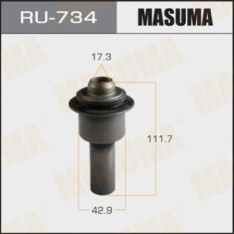 RU734 MASUMA Сайлентблок переднего подрамника передний Nissan Qashqai (06-13;15-), X-Trail (07-) (RU734) MASUMA