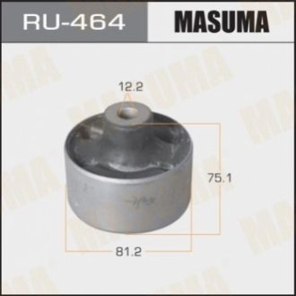 RU464 MASUMA Сайлентблок заднего продольного рычага Mitsubishi Lancer (03-09), Outlander (03-06) (RU464) MASUMA