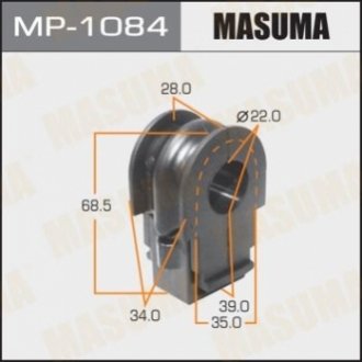 MP1084 MASUMA Втулка стабилизатора переднего Nissan Qashqai (15-), X-Trail (07-) (Кратно 2 шт) (MP1084) Masuma