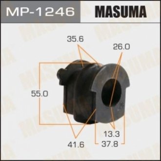 MP1246 MASUMA Втулка стабилизатора заднего Nissan Murano (16-), Pathfinder (14-) (Кратно 2 шт) (MP1246) Masuma