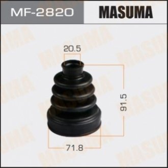 MF2820 MASUMA Пыльник ШРУСа наружный Subaru Forester (01-12), Impreza (00-14), Legacy (03-14) (MF2820) MASUMA