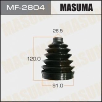 MF2804 MASUMA Пыльник ШРУСа наружного(пластик)+спецхомут Toyota Camry (06-11), RAV 4 (05-16) (MF2804) MASUMA