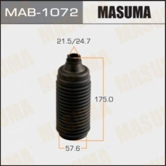 MAB1072 MASUMA Пыльник амортизатора заднего (пластик) Subaru Legacy (00-09), Outback (00-09) (MAB1072) MASUMA