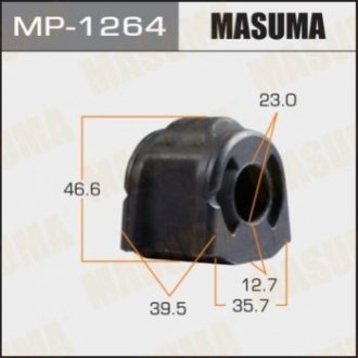 MP1264 MASUMA Втулка стабилизатора переднего Subaru Forester (12-), XV (12-) (Кратно 2 шт) (MP1264) Masuma