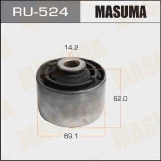 RU524 MASUMA Сайлентблок заднего продольного рычага Nissan Qashqai (06-13), X-Trail (07-) (RU524) MASUMA