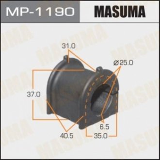 MP1190 MASUMA Втулка стабилизатора переднего Lexus ES 200, 300, 350 (12-) (Кратно 2 шт) (MP1190) Masuma