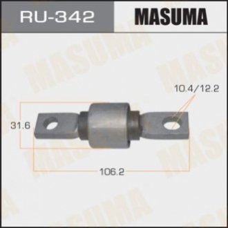 RU342 MASUMA Сайлентблок заднего верхнего поперечного рычага Honda Civic, CR-V (-02) (RU342) MASUMA