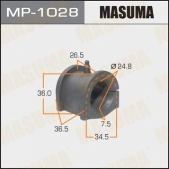 MP1028 MASUMA Втулка стабилизатора переднего Mitsubishi Lancer (00-09) (Кратно 2 шт) (MP1028) Masuma