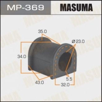 MP369 MASUMA Втулка стабилизатора переднего Suzuki Grand Vitara (-05) (Кратно 2 шт) (MP369) Masuma