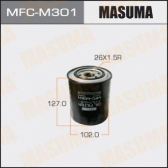 MFCM301 MASUMA Фильтр масляный Mitsubishi L200 (05-), Pajero Sport (09-15) D 2.5 (MFCM301) MASUMA