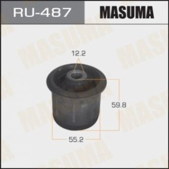 RU487 MASUMA Сайлентблок кронштейна дифференциала заднего Nissan X-Trail (00-07) (RU487) MASUMA