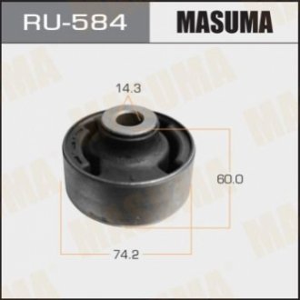 RU584 MASUMA Сайлентблок переднего нижнего рычага передний Honda Accord (02-13) (RU584) MASUMA