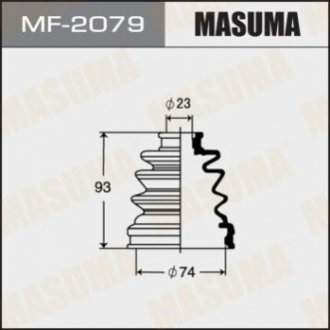 MF2079 MASUMA Пыльник ШРУСа наружного Mazda 6 (02-12)/ Subaru Impreza (04-14) (MF2079) MASUMA