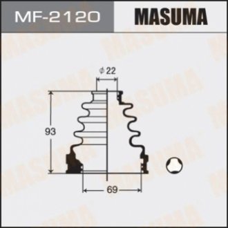 MF2120 MASUMA Пыльник ШРУСа внутреннего Toyota Corolla (00-06), RAV 4 (00-05) (MF2120) MASUMA