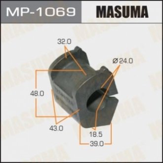 MP1069 MASUMA Втулка стабилизатора переднего Toyota Yaris (05-) (Кратно 2 шт) (MP1069) Masuma