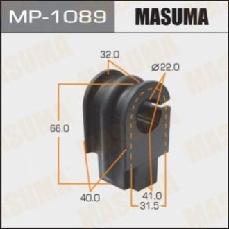 MP1089 MASUMA Втулка стабилизатора переднего Nissan Tida (07-) (Кратно 2 шт) (MP1089) Masuma