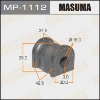 MP1112 MASUMA Втулка стабилизатора заднего Mazda CX-9 (09-12) (Кратно 2 шт) (MP1112) Masuma