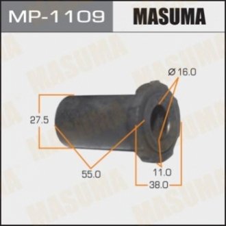 MP1109 MASUMA Втулка рессорная верхняя Mitsubishi L200 (05-) (Кратно 2 шт) (MP1109) Masuma