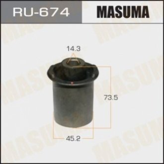 RU674 MASUMA Сайлентблок заднего верхнего рычага Nissan Pathfinder (05-) (RU674) MASUMA