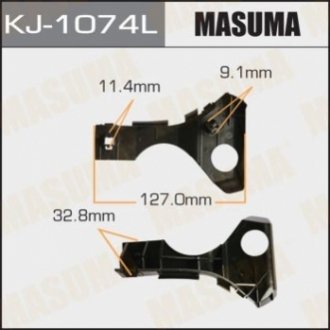 KJ1074L MASUMA Кронштейн бампера переднего левый Toyota Corolla (02-07) (KJ1074L) Masuma