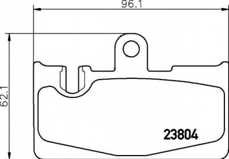 NP1102 NISSHINBO Колодки тормозные дисковые задні Lexus 430 (00-06) (NP1102) NISSHINBO