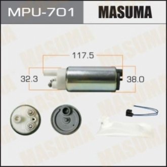 MPU701 MASUMA Бензонасос электрический (+сеточка) Mitsubishi/ Suzuki (MPU701) MASUMA