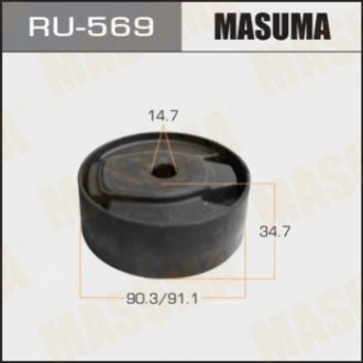 RU569 MASUMA Сайлентблок заднего редуктора Toyota RAV 4 (05-) (RU569) MASUMA