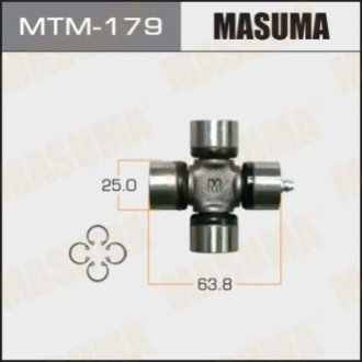 MTM179 MASUMA Крестовина карданного вала (25x63.8) Mitsubishi (MTM179) MASUMA