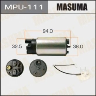 MPU111 MASUMA Бензонасос электрический (+сеточка) Toyota (MPU111) MASUMA