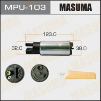 MPU103 MASUMA Бензонасос электрический (+сеточка) Lexus (MPU103) MASUMA