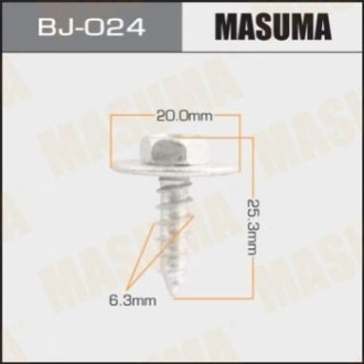 BJ024 MASUMA Саморез 6.3x25.3мм (комплект 10шт) Toyota (BJ024) Masuma