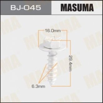 BJ045 MASUMA Саморез 6.3x29.4мм (комплект 10шт) Toyota (BJ045) Masuma