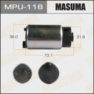 MPU118 MASUMA Бензонасос электрический Toyota (MPU118) Masuma