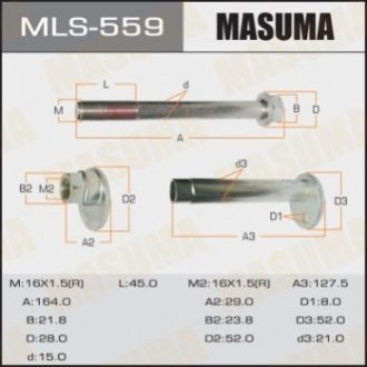 MLS559 MASUMA Болт развальный Lexus LS 460 (MLS559) Masuma