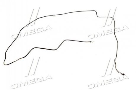 Трубка гальмівна Нексія зад лів (90222252) GM 90222252