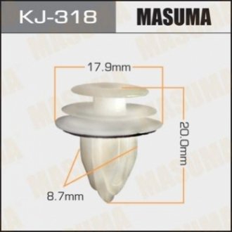 KJ-318 MASUMA Клипса (кратно 50) (KJ-318) MASUMA