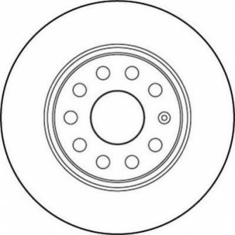 562237JC Jurid Гальмівний диск передній Audi A3 / Seat / Skoda Octavia, Yeti / VW Caddy, Golf, Jetta