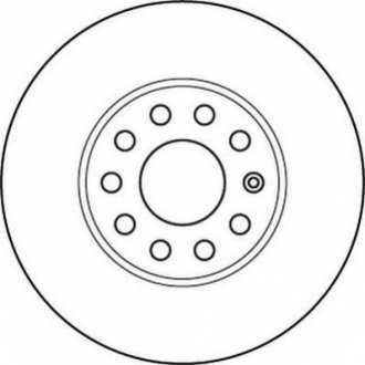 562235JC Jurid Гальмівний диск передній VW Caddy, Golf / Audi A3 / Seat Leon / Skoda Octavia