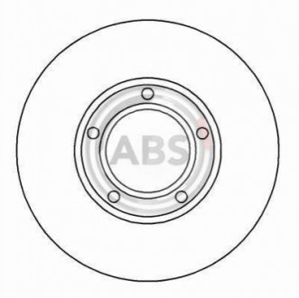 15814 A.B.S. Гальмівний диск пер. Fiesta/Fiesta/Focus/Fiesta/Focus/Fiesta/Transit/Sierra 85-