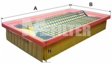 K 161 M-FILTER Фильтр повітряний 190D/E200D W201/124 OM601