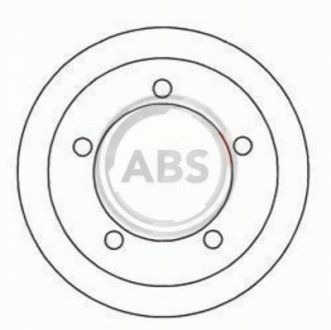 2405S A.B.S. Гальмівний барабан задн. Transit 94-02