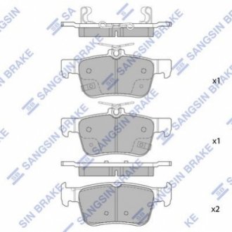 SP4127 Hi-Q (SANGSIN) Кт. Гальмiвнi колодки