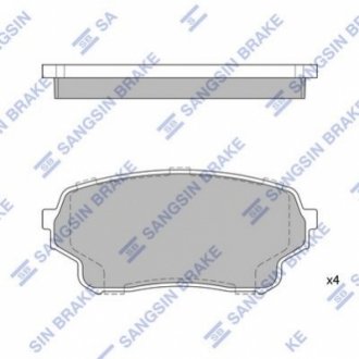 SP1583 Hi-Q (SANGSIN) Колодки гальмівні дискові