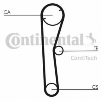 CT674 Contitech Ремiнь ГРМ