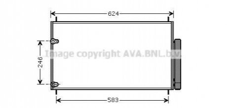 TOA5405D AVA COOLING Радіатор кодиціонера