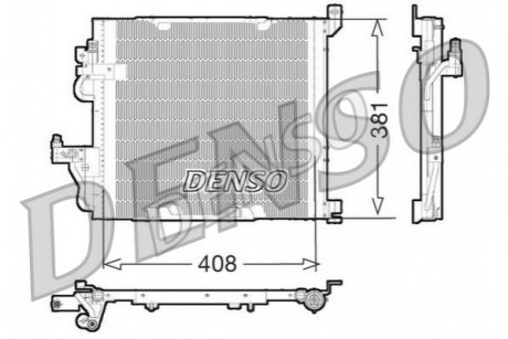 DCN20012 DENSO Радиатор кондиционера в сборе