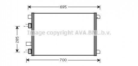 RTA5305 AVA COOLING Радіатор кодиціонера