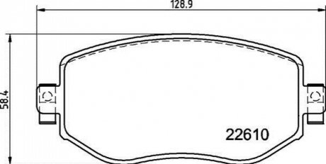 P68 068 BREMBO Гальмівні колодки дискові