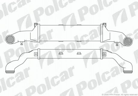 5002J8-1 Polcar Радиаторы воздуха (Интеркулеры)