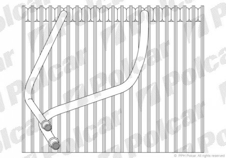 6007P8-3 Polcar Испаритель кондиционера